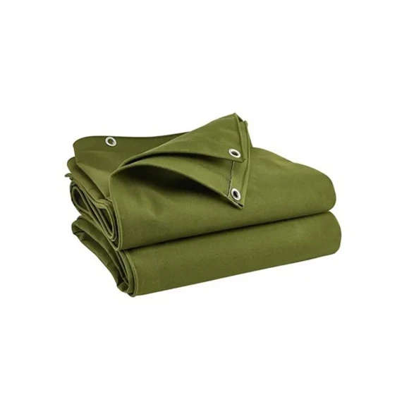 Green Industrial-Duty Tarp